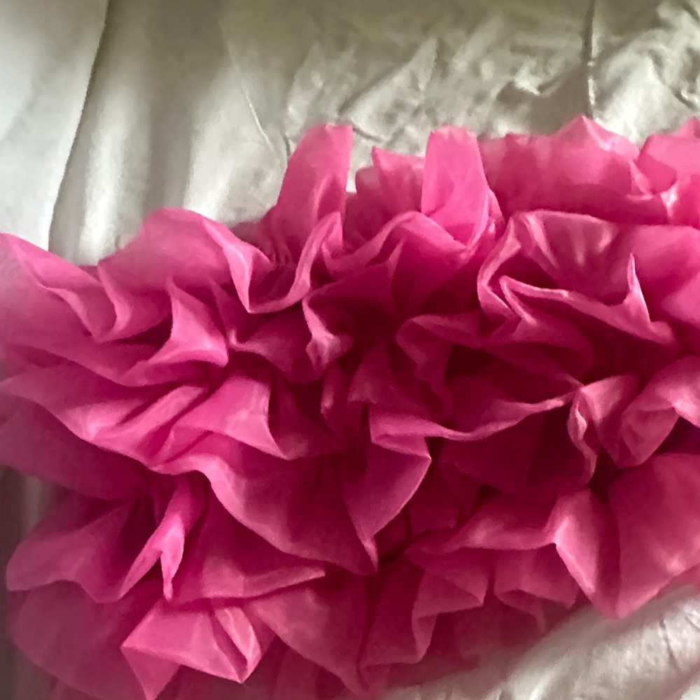Pink Ruffled Strapless Top - Picture 3 of 6